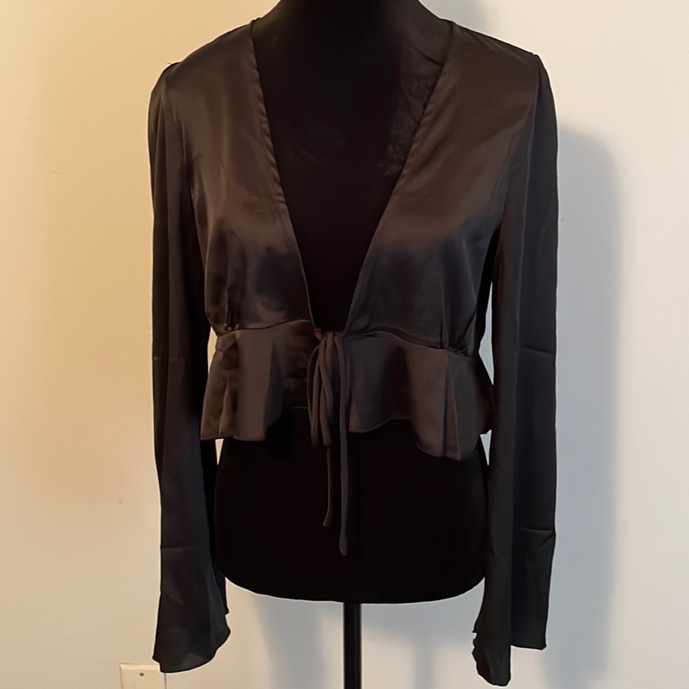 Satin Crop Top
